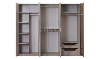 Medusa Home Mobilya - Rams 6 Kapılı Gardırop Aynalı