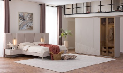 Medusa Home Mobilya - Rams 6 Kapılı Reflekte Gardırop