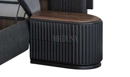 Medusa Home Mobilya - Rana Komodin Antrasit - Komodin Modelleri Medusa Home Mobilya - Rana Komodin Antrasit - Komodin Modelleri