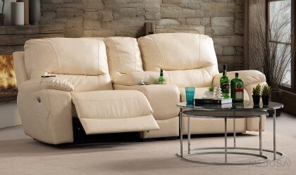 Medusa Home Mobilya - Ravella Motorlu Deri Köşe Takımı