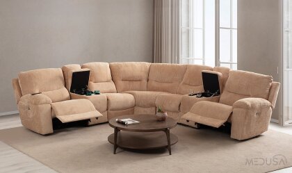 Medusa Home Mobilya - Ravella Motorlu Köşe Takımı