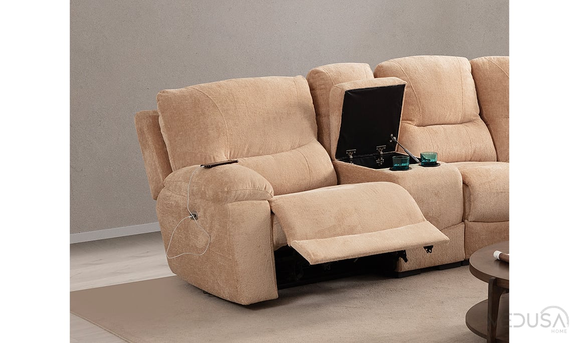 Medusa Home Mobilya - Ravella Motorlu Köşe Takımı