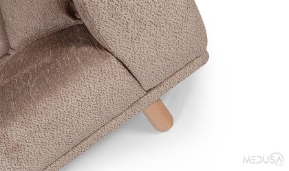 Medusa Home Mobilya - Raven Bohem Kahve Üçlü Koltuk