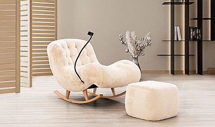 Medusa Home - Relax Telefon Tutacaklı Sallanır Berjer