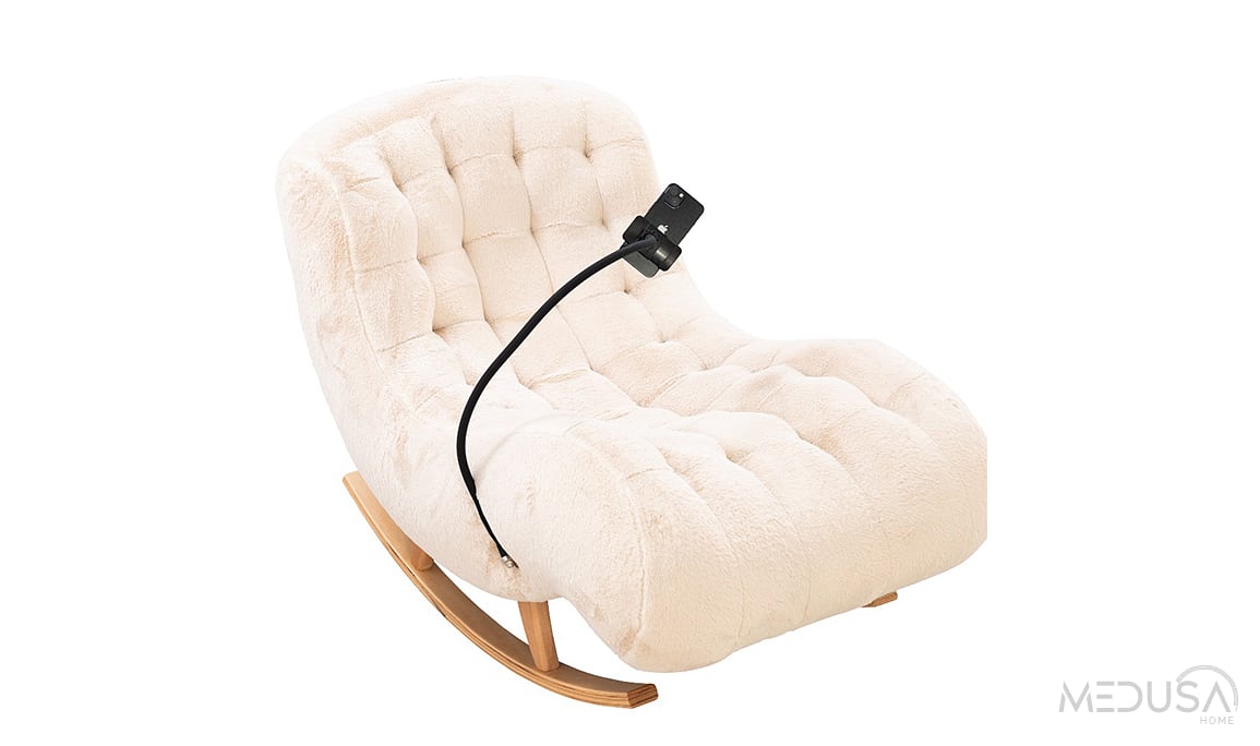 Medusa Home Mobilya - Relax Telefon Tutacaklı Sallanır Berjer
