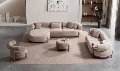 Medusa Home Mobilya - Retro Koltuk Takımı