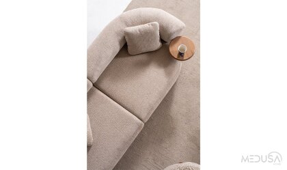 Medusa Home Mobilya - Retro Üçlü Koltuk