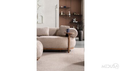 Medusa Home Mobilya - Retro Üçlü Koltuk