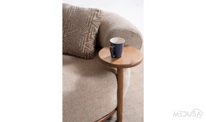 Medusa Home Mobilya - Retro Üçlü Koltuk