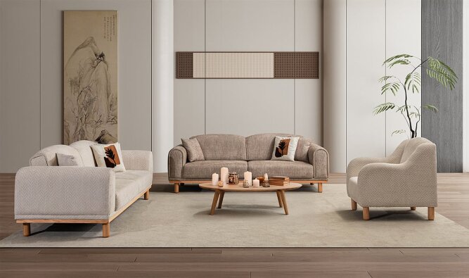 Medusa Home Mobilya - Revial Koltuk Takımı - Bohem Koltuk Takımı