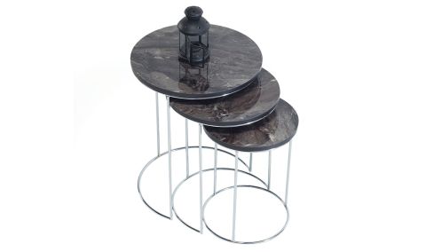 Medusa Home Mobilya - Riga Black Zigon Sehpa