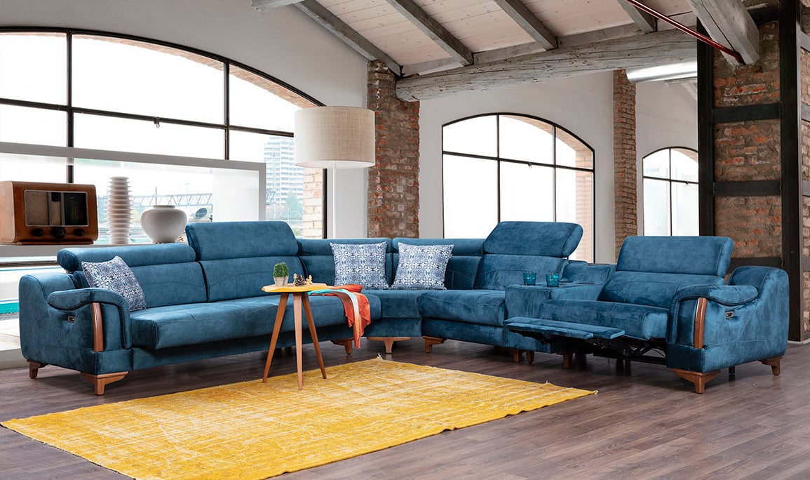 Medusa Home Mobilya - Rio Dallas Motorlu Köşe Takımı