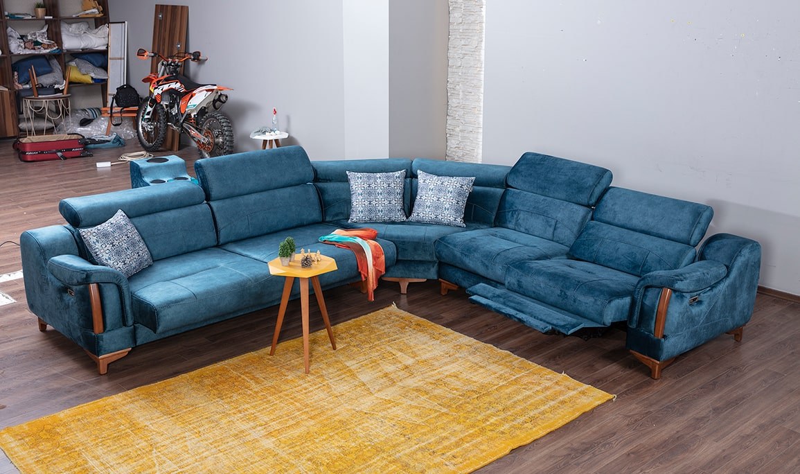 Medusa Home Mobilya - Rio Dallas Motorlu Köşe Takımı