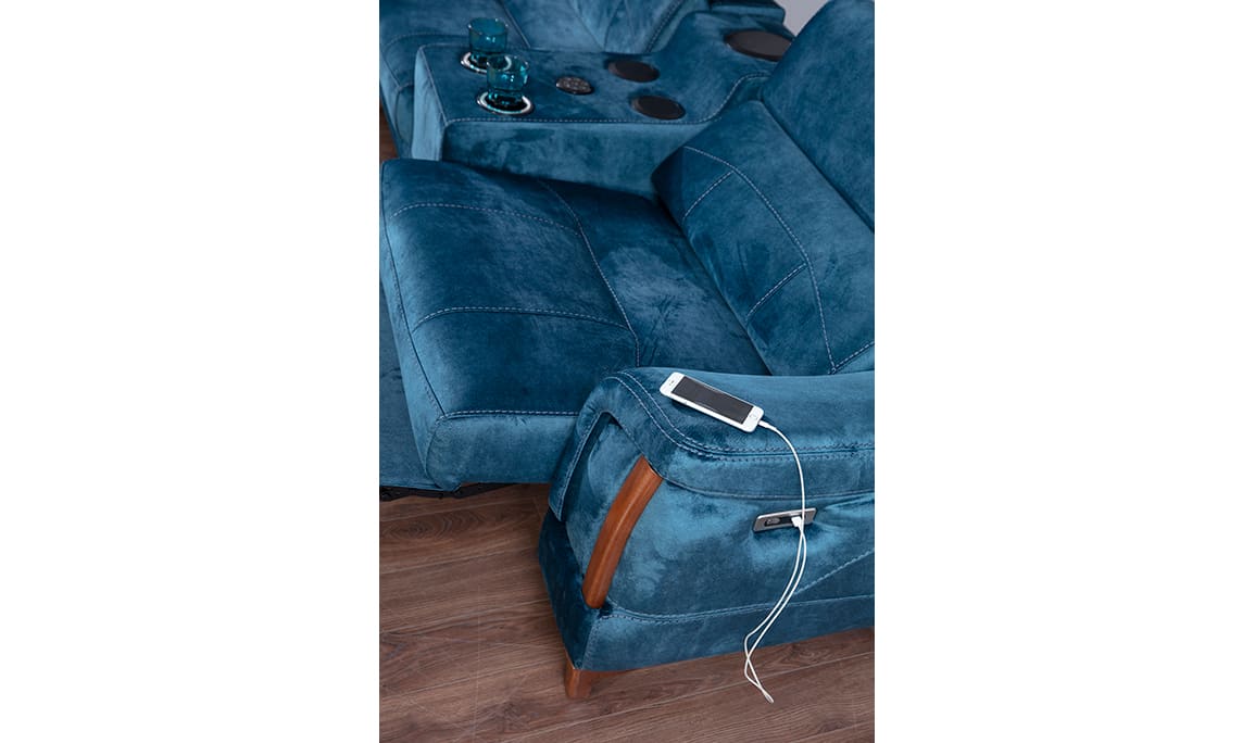 Medusa Home Mobilya - Rio Dallas Motorlu Köşe Takımı