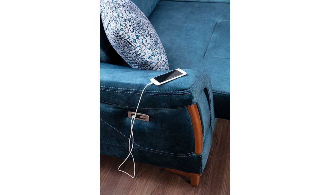 Medusa Home Mobilya - Rio Dallas Motorlu Köşe Takımı