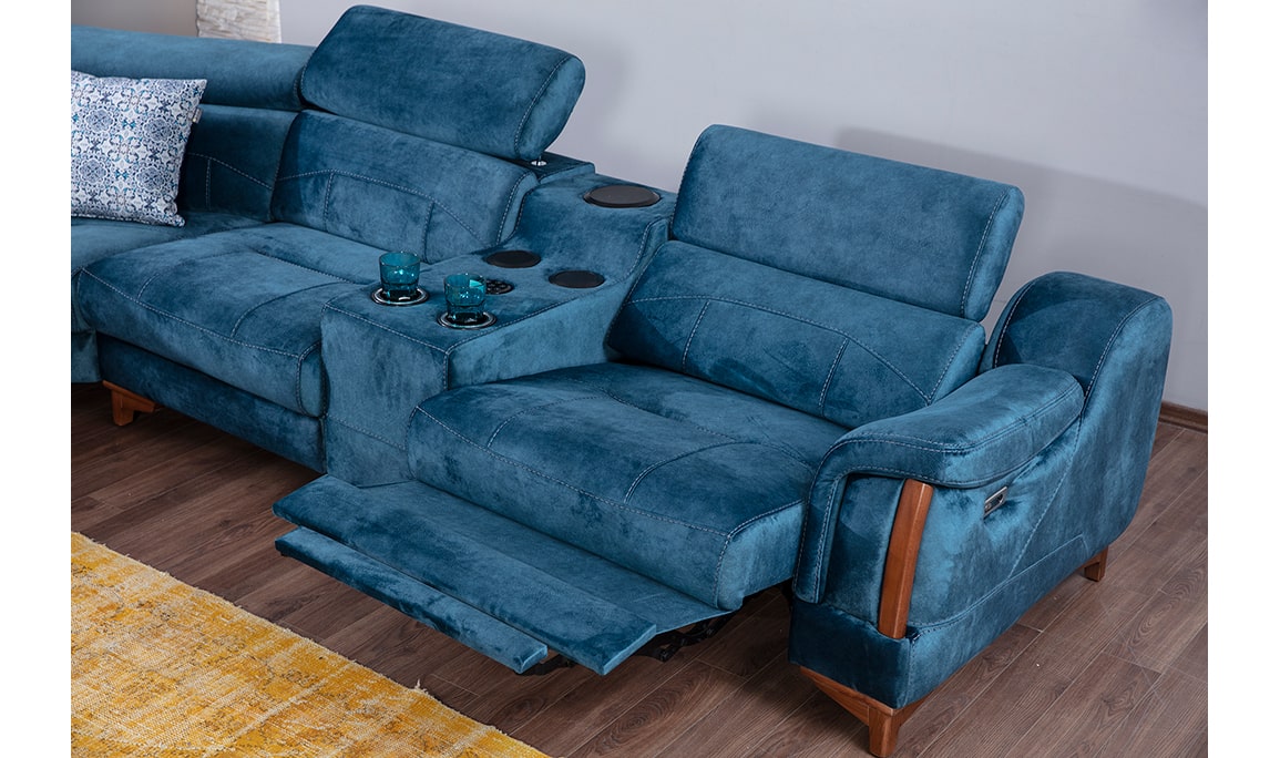 Medusa Home Mobilya - Rio Dallas Motorlu Köşe Takımı