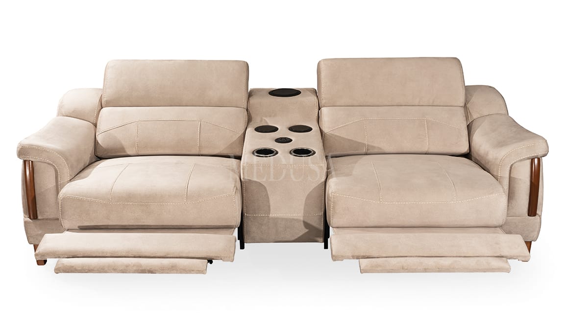 Medusa Home Mobilya - Rio Evo Tv Modlu Üçlü Koltuk