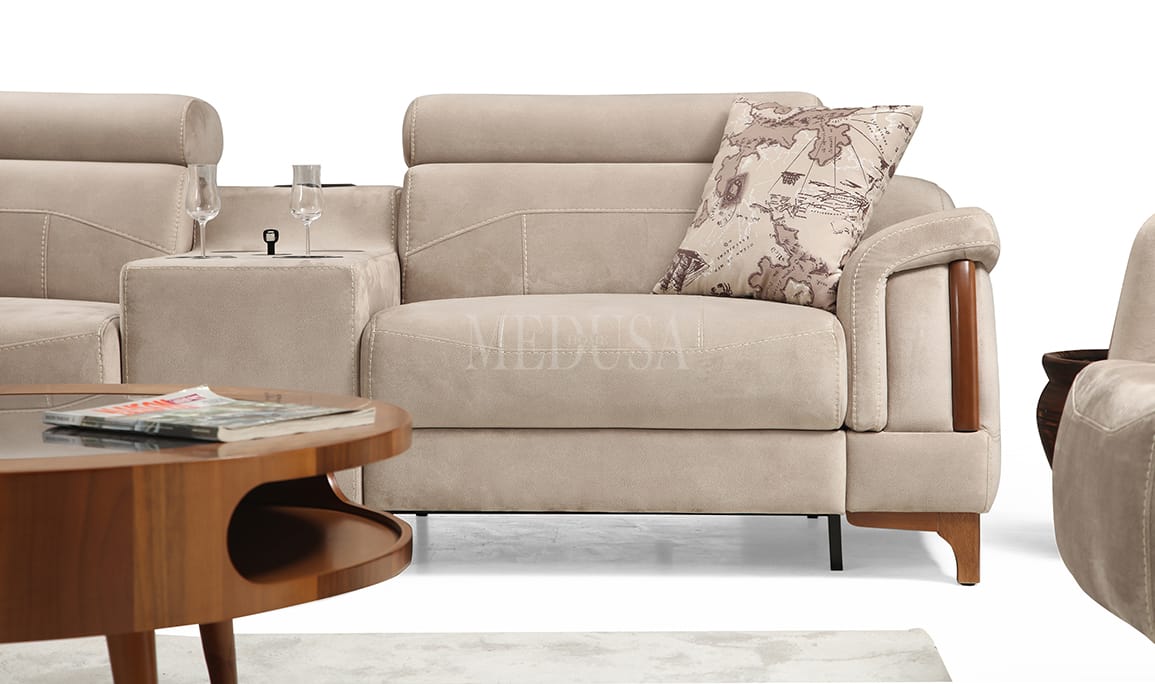 Medusa Home Mobilya - Rio Evo Tv Modlu Üçlü Koltuk