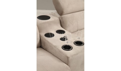 Medusa Home Mobilya - Rio Evo Tv Modlu Üçlü Koltuk