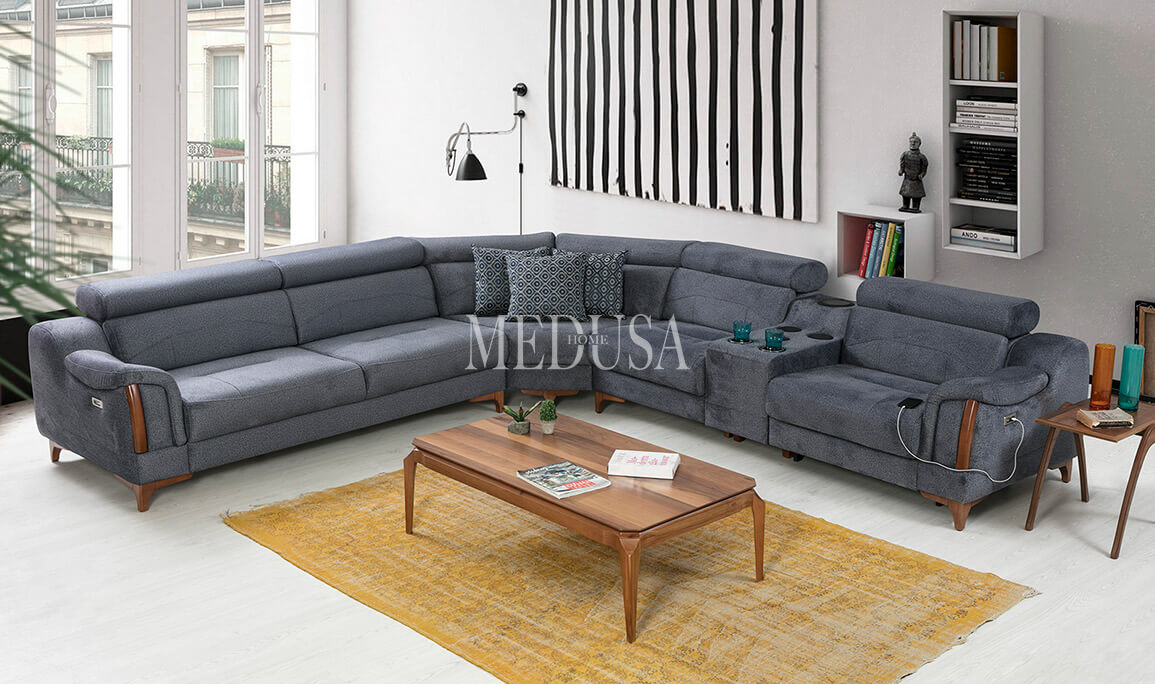 Medusa Home Mobilya - Rio Lina Motorlu Köşe Takımı