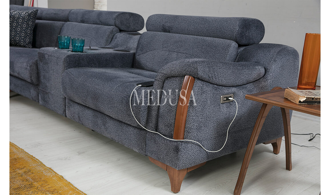 Medusa Home Mobilya - Rio Lina Motorlu Köşe Takımı