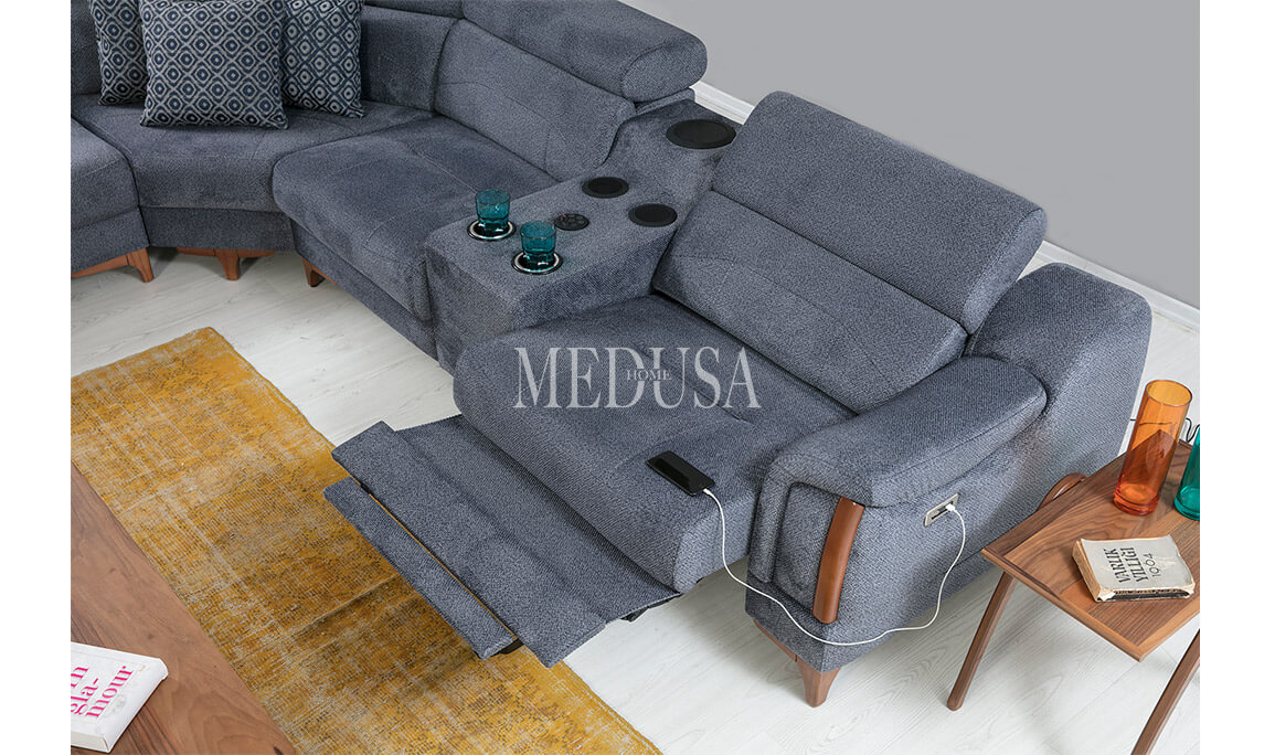 Medusa Home Mobilya - Rio Lina Motorlu Köşe Takımı