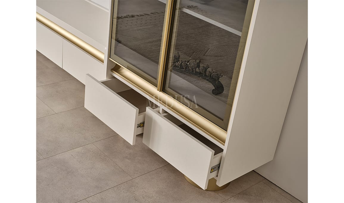 Medusa Home Mobilya - Riox Tv Ünitesi + Vitrin