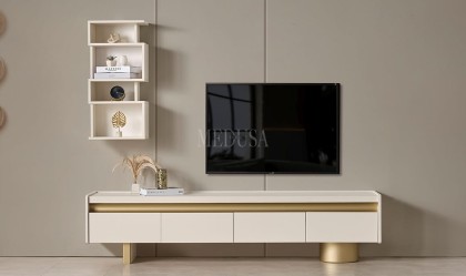 Medusa Home Mobilya - Riox Tv Ünitesi + Vitrin