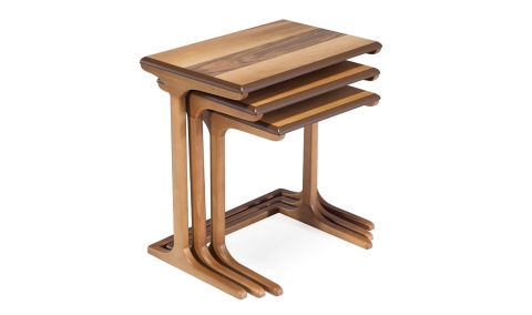 Medusa Home Mobilya - Rio Walnut Zigon Sehpa