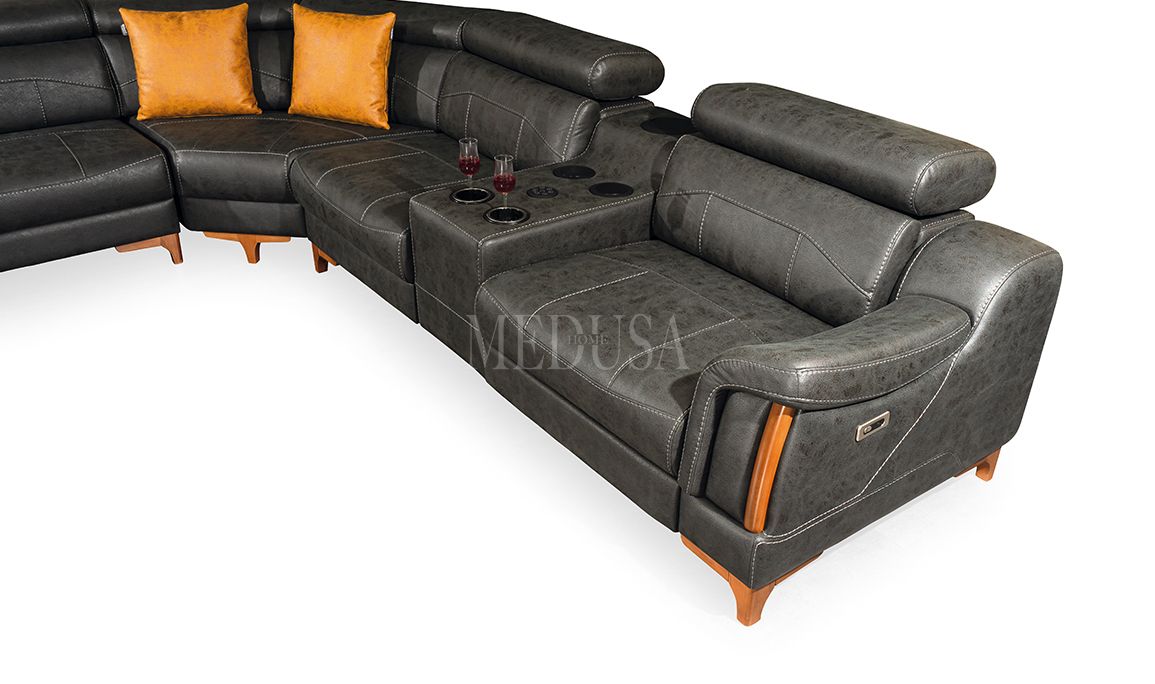 Medusa Home Mobilya - Rio Zen Motorlu Köşe Takımı