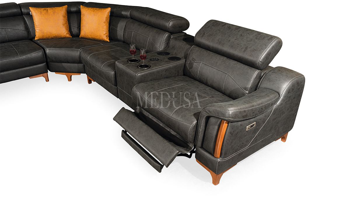 Medusa Home Mobilya - Rio Zen Motorlu Köşe Takımı