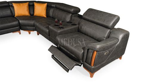Medusa Home Mobilya - Rio Zen Motorlu Köşe Takımı