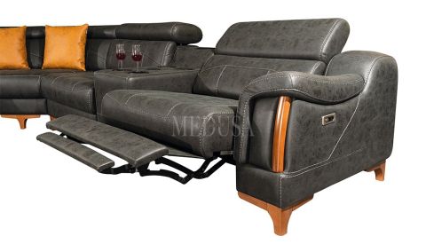 Medusa Home Mobilya - Rio Zen Motorlu Köşe Takımı