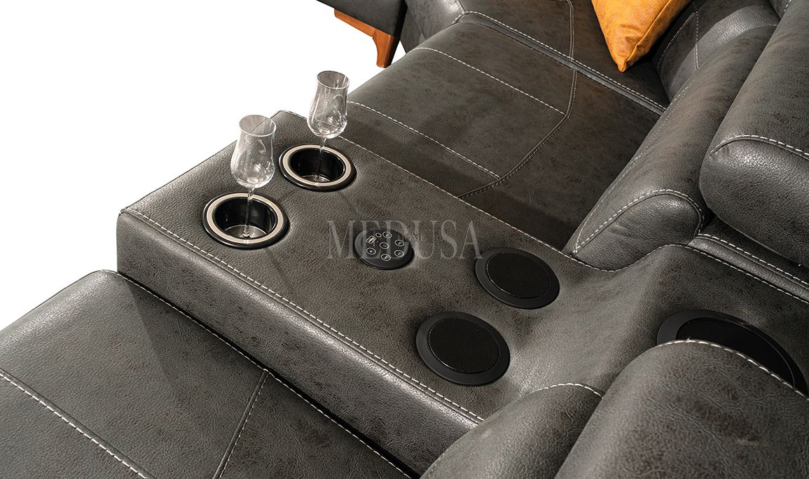 Medusa Home Mobilya - Rio Zen Motorlu Köşe Takımı