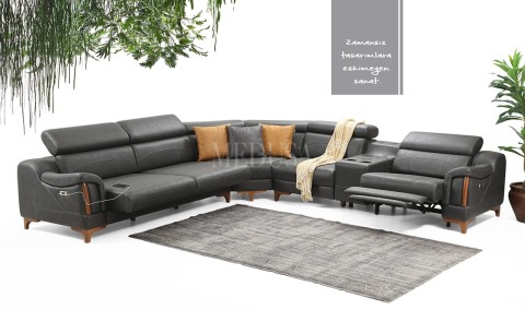 Medusa Home Mobilya - Rio Zen Motorlu Köşe Takımı