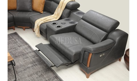 Medusa Home Mobilya - Rio Zen Motorlu Köşe Takımı