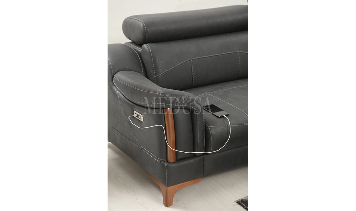 Medusa Home Mobilya - Rio Zen Motorlu Köşe Takımı