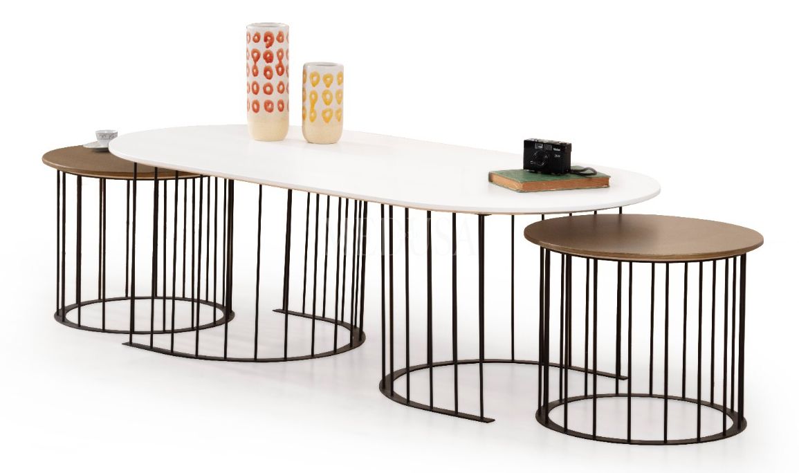 Medusa Home Mobilya - Ripa Pirinç Orta Sehpa