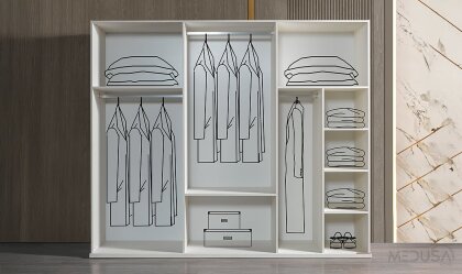 Medusa Home Mobilya - Rita Gardırop - Aynalı