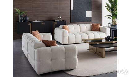 Medusa Home Mobilya - Rita Üçlü Koltuk