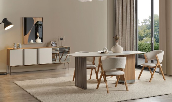 Medusa Home Mobilya - Ritim Yemek Odası - Metal Yemek Odaları