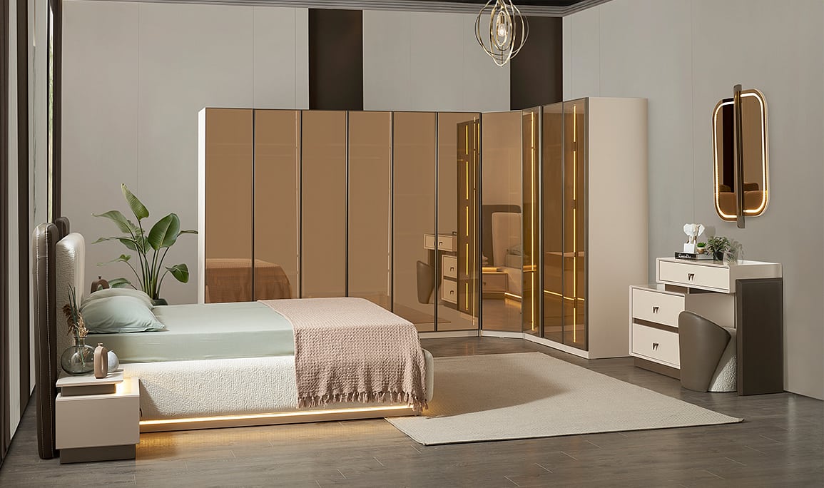 Medusa Home Mobilya - Riva Köşe Yatak Odası