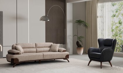 Medusa Home Mobilya - Rivo Brun Koltuk Takımı