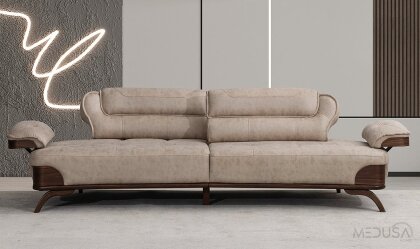 Medusa Home Mobilya - Rivo Brun Koltuk Takımı