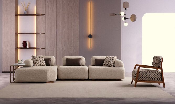 Medusa Home Mobilya - Rixos Small Köşe Takımı - L Köşe Takımları