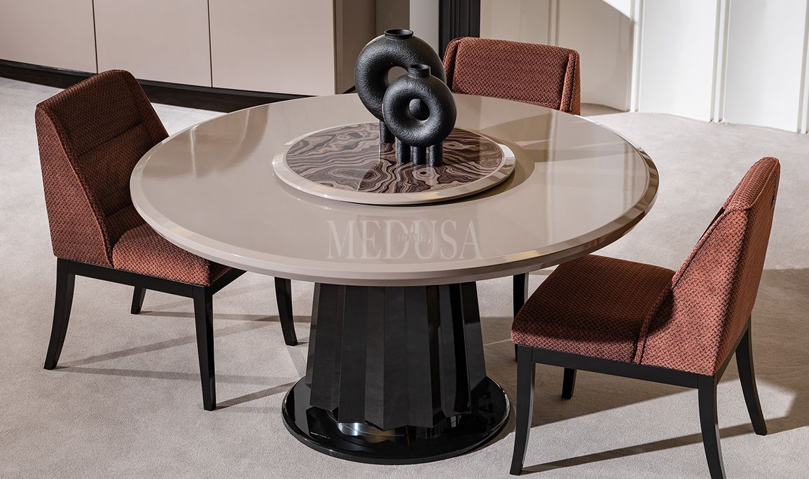 Medusa Home Mobilya - Riyad Yuvarlak Yemek Masası