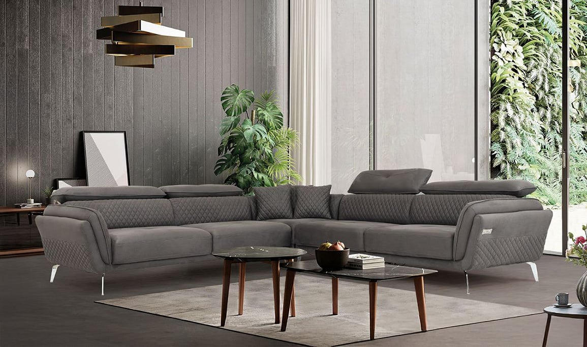 Medusa Home Mobilya - Roal Antrasit Köşe Takımı Medusa Home Mobilya - Roal Antrasit Köşe Takımı