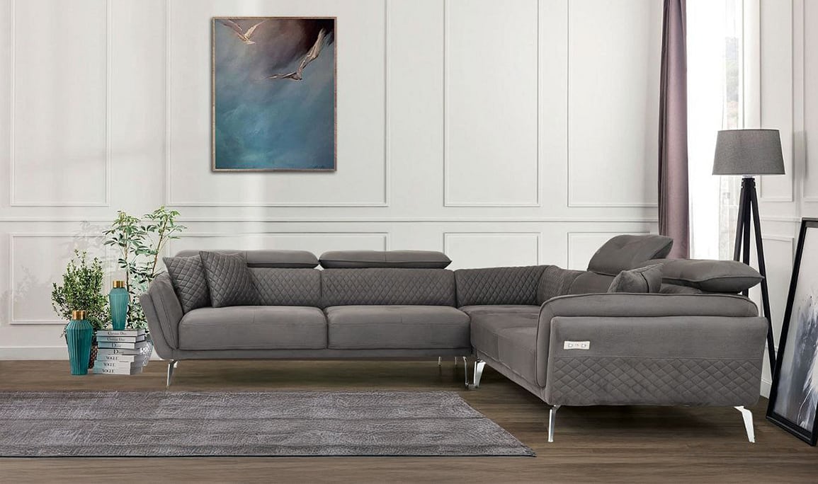 Medusa Home Mobilya - Roal Antrasit Köşe Takımı