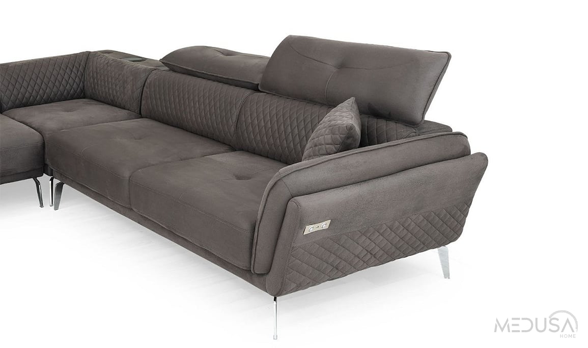 Medusa Home Mobilya - Roal Antrasit Köşe Takımı