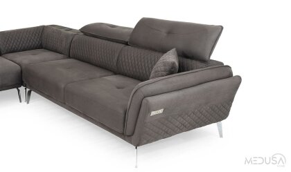 Medusa Home Mobilya - Roal Antrasit Köşe Takımı